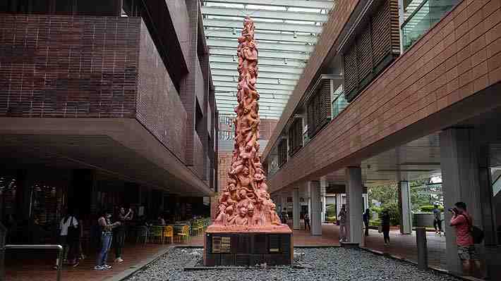Artista danés busca recuperar escultura sobre Tiananmen que será removida de Universidad de Hong Kong
