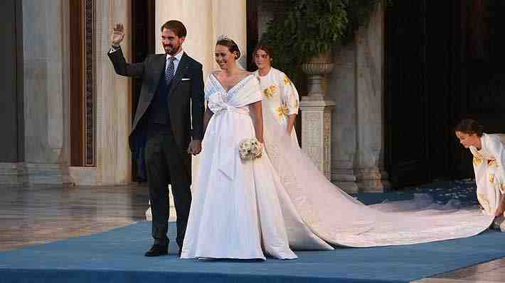 Grecia acogió su primera boda real en 57 años con el matrimonio del hijo menor del ex rey Constantino