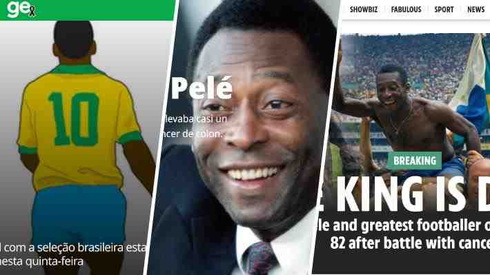 "Infinito", "mejor de la historia": Así reaccionaron en Brasil y en el mundo a la muerte de Pelé