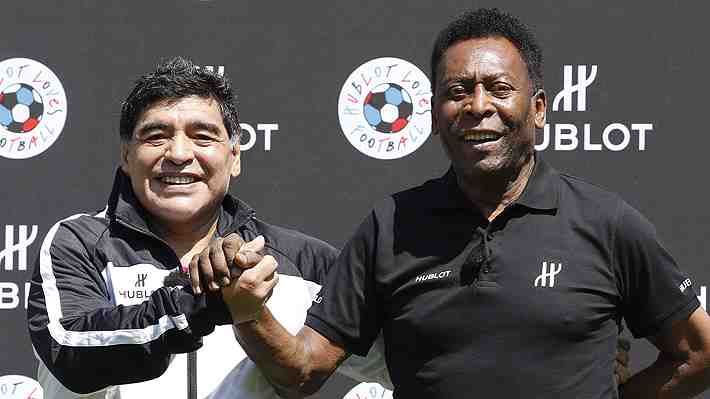 Entre ataques rabiosos y admiración mutua: La cambiante relación de Pelé con Maradona