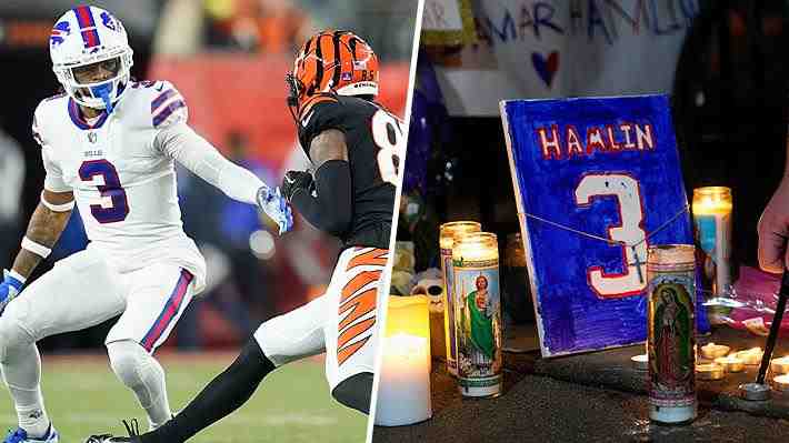 Cómo sigue el jugador de la NFL que sufrió un paro cardíaco en la cancha: Hay buenas noticias, pero sigue en estado grave