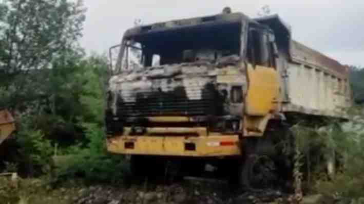 Nuevo ataque incendiario en Lautaro: Encapuchados queman oficina y maquinaria de empresa de áridos