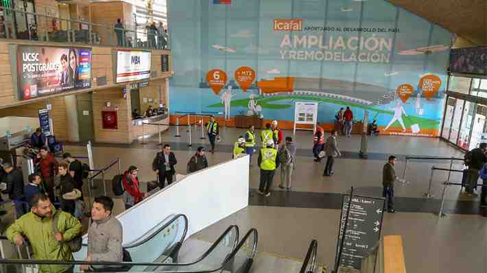 Aeropuerto Carriel Sur de Concepción proyecta recibir vuelos internacionales luego de mejorar sistema de aterrizaje