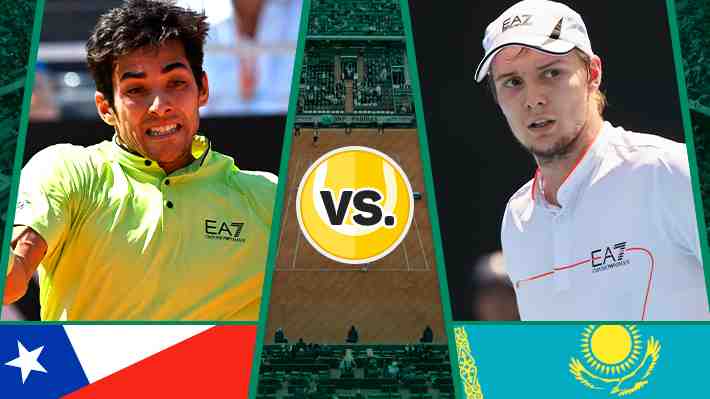 Repasa la gran victoria de Garin ante Bublik para el triunfo de Chile ante Kazajistán en la Davis