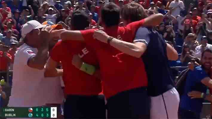 Con suspenso... Mira el punto con que Garin ganó a Bublik y la celebración