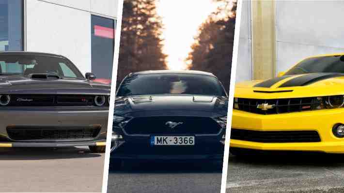Ford Mustang, Dodge Challenger y Chevrolet Camaro ¿Con cuál te quedas?