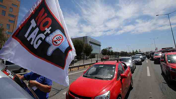 "No + TAG" presiona aprobación de proyecto que rebaja multas y amenaza con generar "caos" en las autopistas