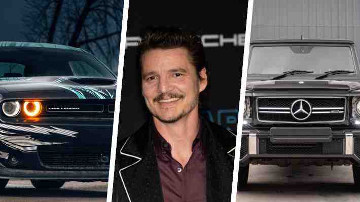 Ningún Lamborghini o Ferrari: Los autos que Pedro Pascal guarda en su cochera