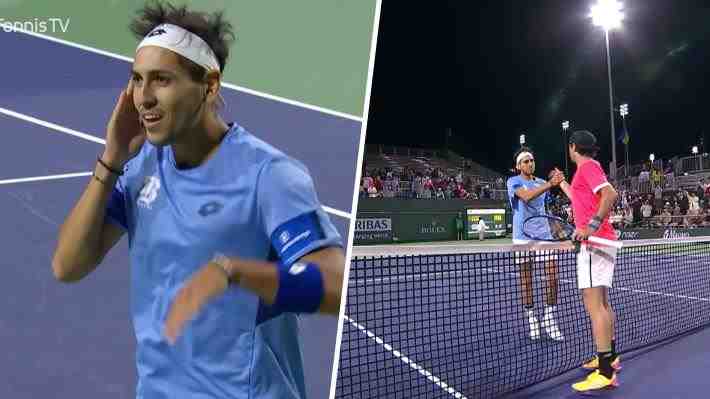 Con bailecito incluido: Mira el match point de Tabilo ante Thompson en Indian Wells