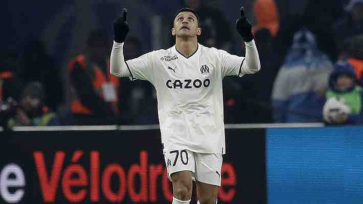 Mira el doblete con el que Alexis le dio un triunfo clave al Marsella que se acerca al PSG