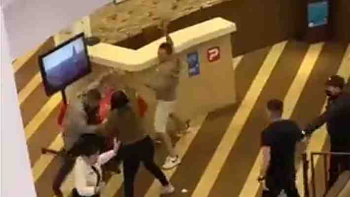 Video | Pelea en mall de Rancagua: Uno de los involucrados tenía orden de detención por homicidio